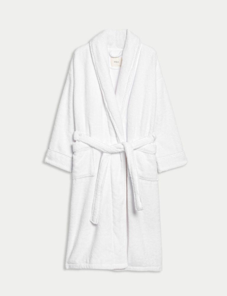 Pure Cotton Towelling Dressing Gown 3 of 5