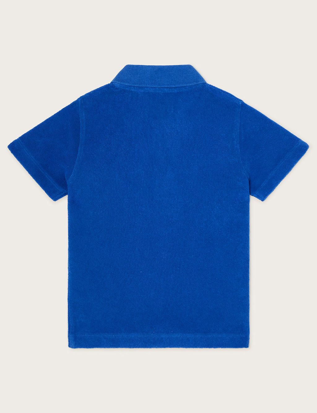 Pure Cotton Towelling Polo Shirt (3-13 Yrs) 1 of 3