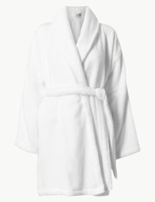 Short sleeve outlet cotton dressing gown