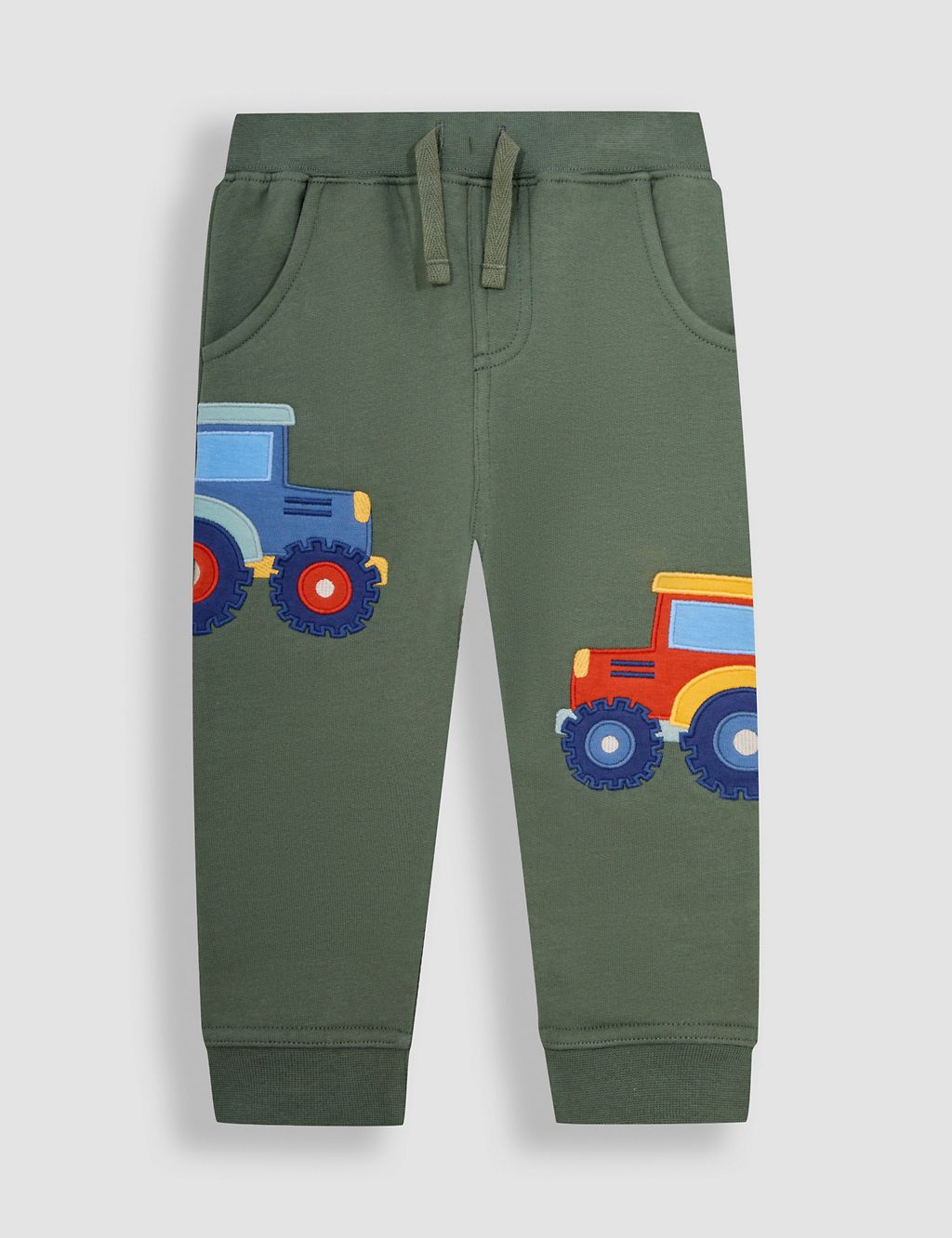 Pure Cotton Tractor Joggers (6 Mths-5 Yrs) 1 of 4