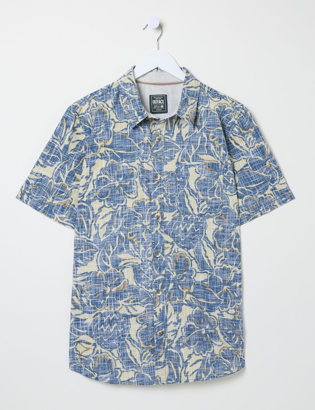 Pure Cotton Tropical Print Shirt 1 of 5