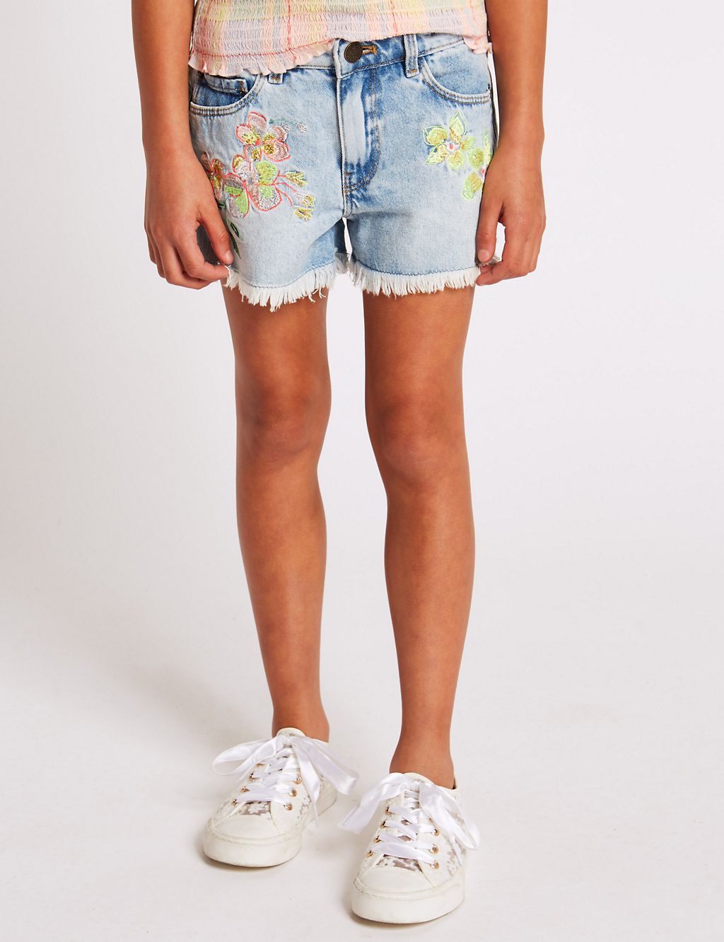 Pure Cotton Tropical Shorts (3-16 Years) 2 of 4