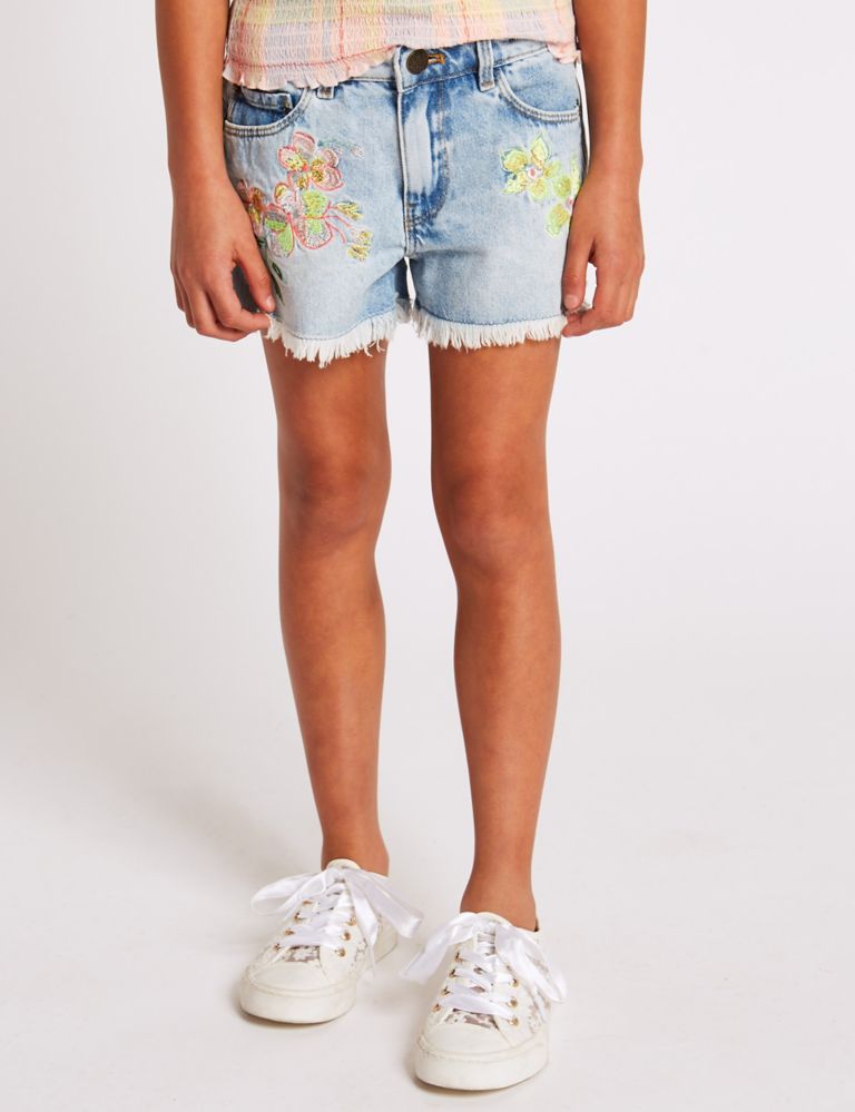 Pure Cotton Tropical Shorts (3-16 Years) 3 of 4