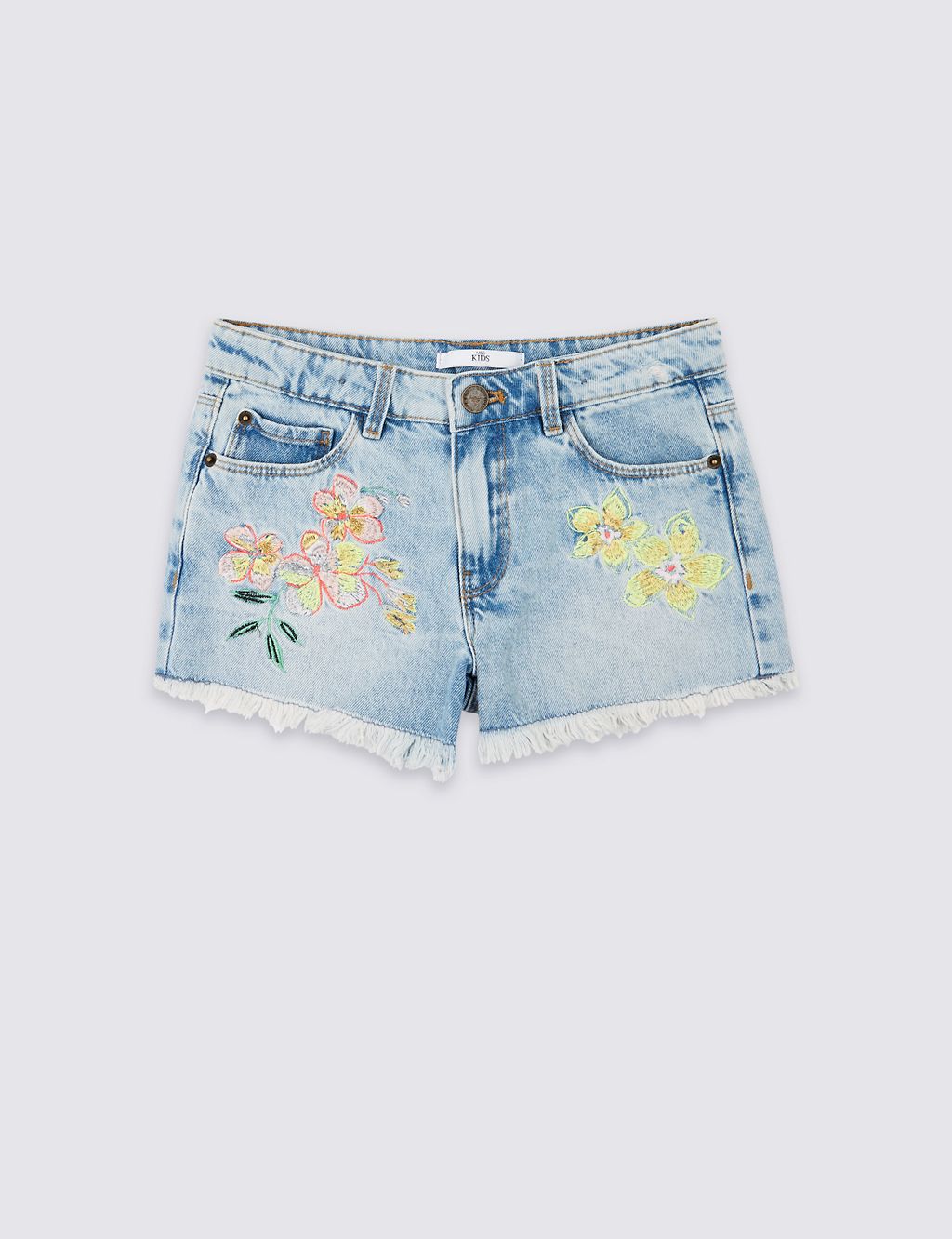 Pure Cotton Tropical Shorts (3-16 Years) 1 of 4