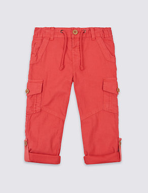 Pure Cotton Trousers (3 Months - 5 Years) Image 2 of 5