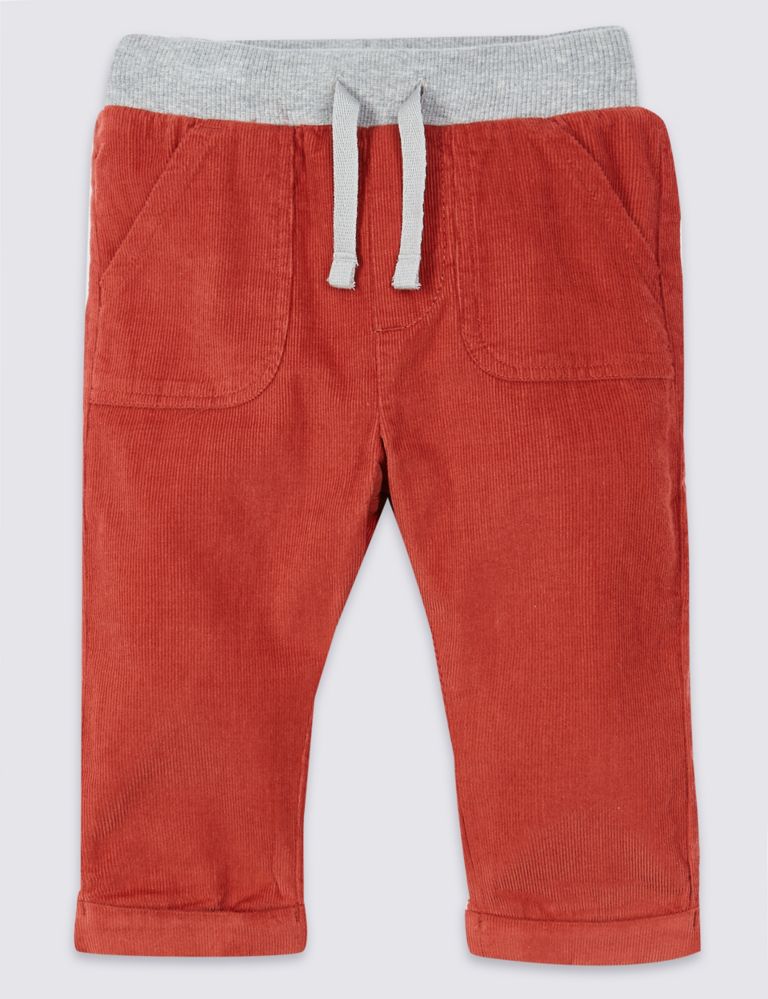 Pure Cotton Trousers 1 of 2