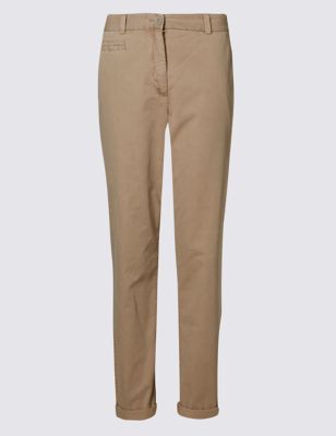 Pure Cotton Turn-up Chinos Image 2 of 6