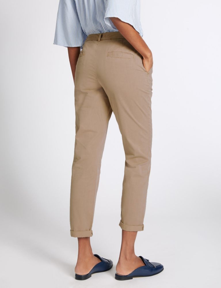 Pure Cotton Turn-up Chinos 4 of 6