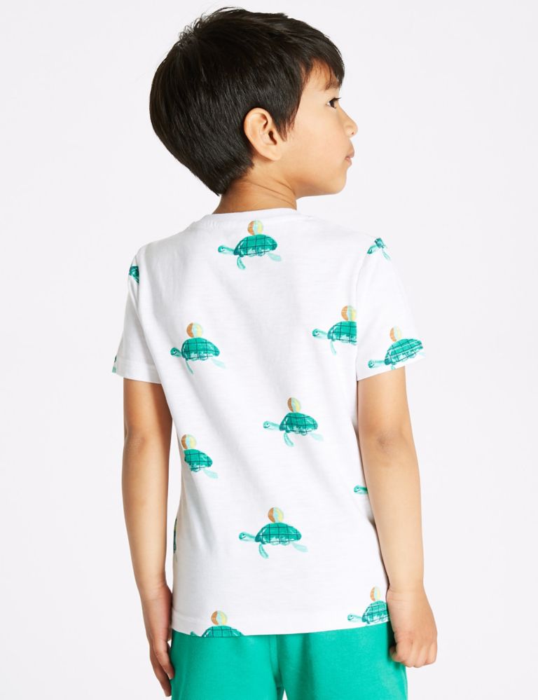 Pure Cotton Turtle T-Shirt (3 Months - 7 Years) 3 of 3