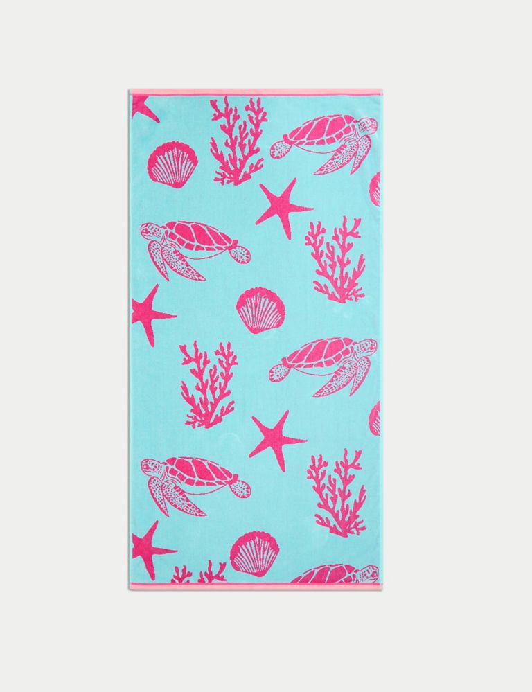 Pure Cotton Turtles Beach Towel 1 of 5