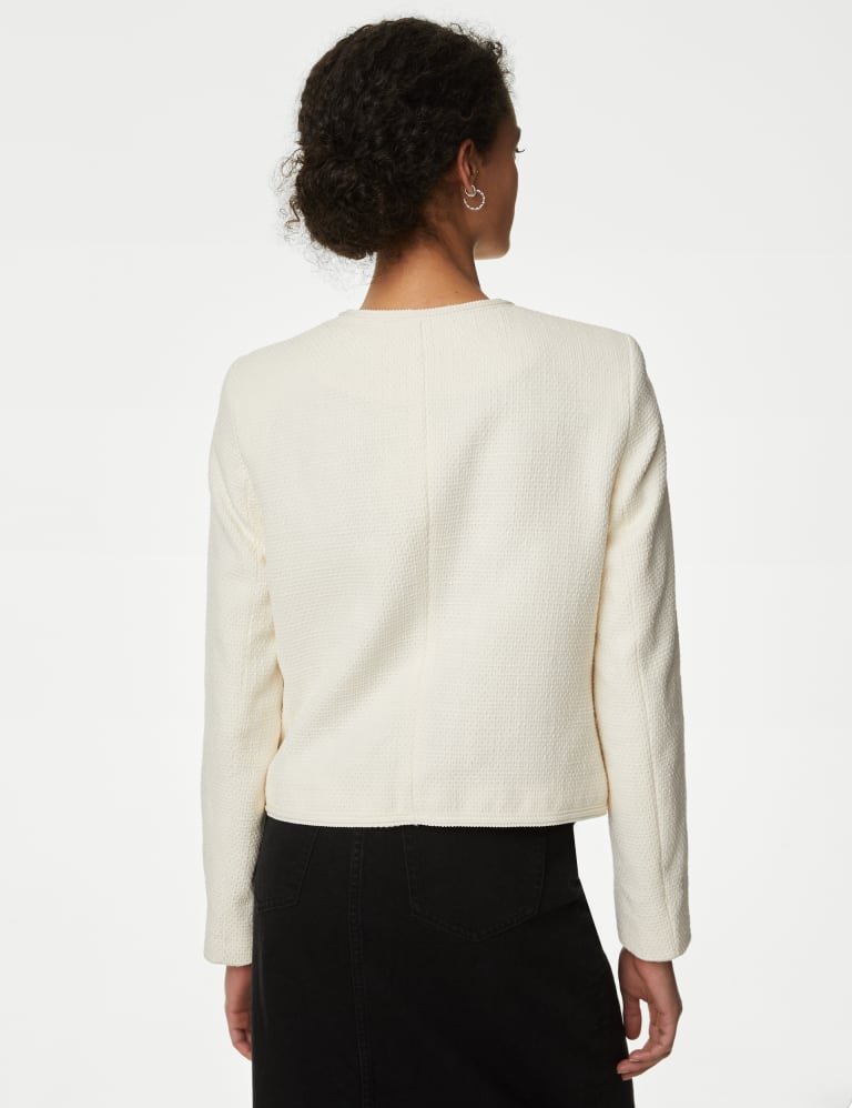 White denim jacket discount marks and spencer