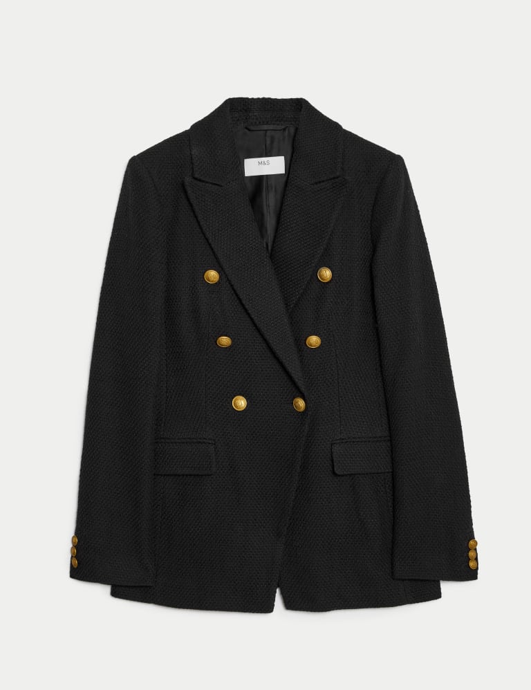 Marks and spencer tweed blazer online