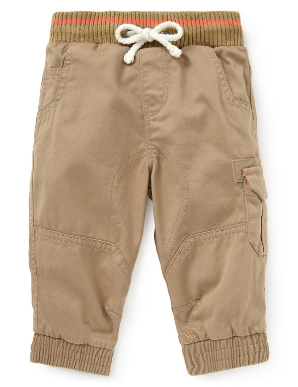 Pure Cotton Twill Cargo Trousers Image 1 of 1