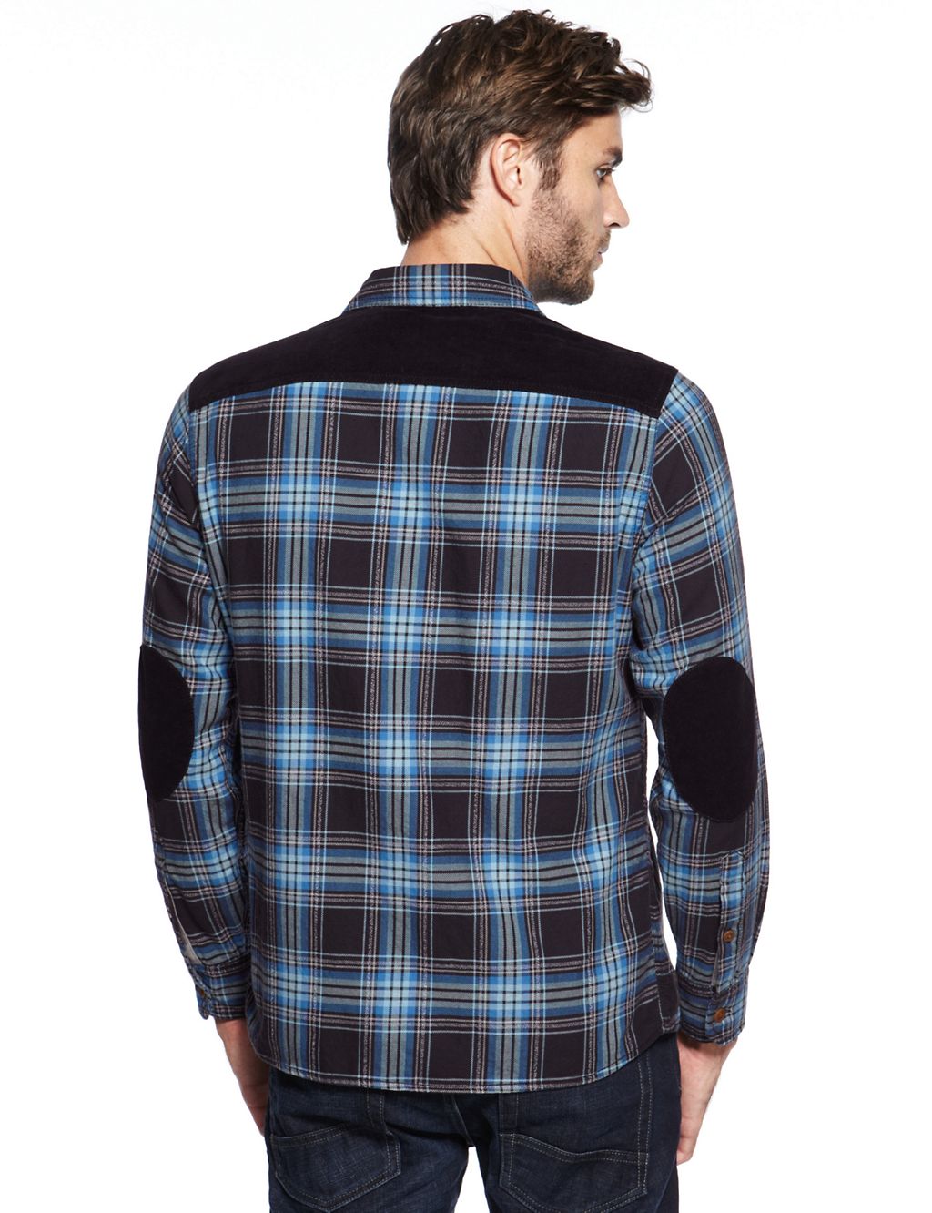 Pure Cotton Twill Checked Shirt 4 of 6