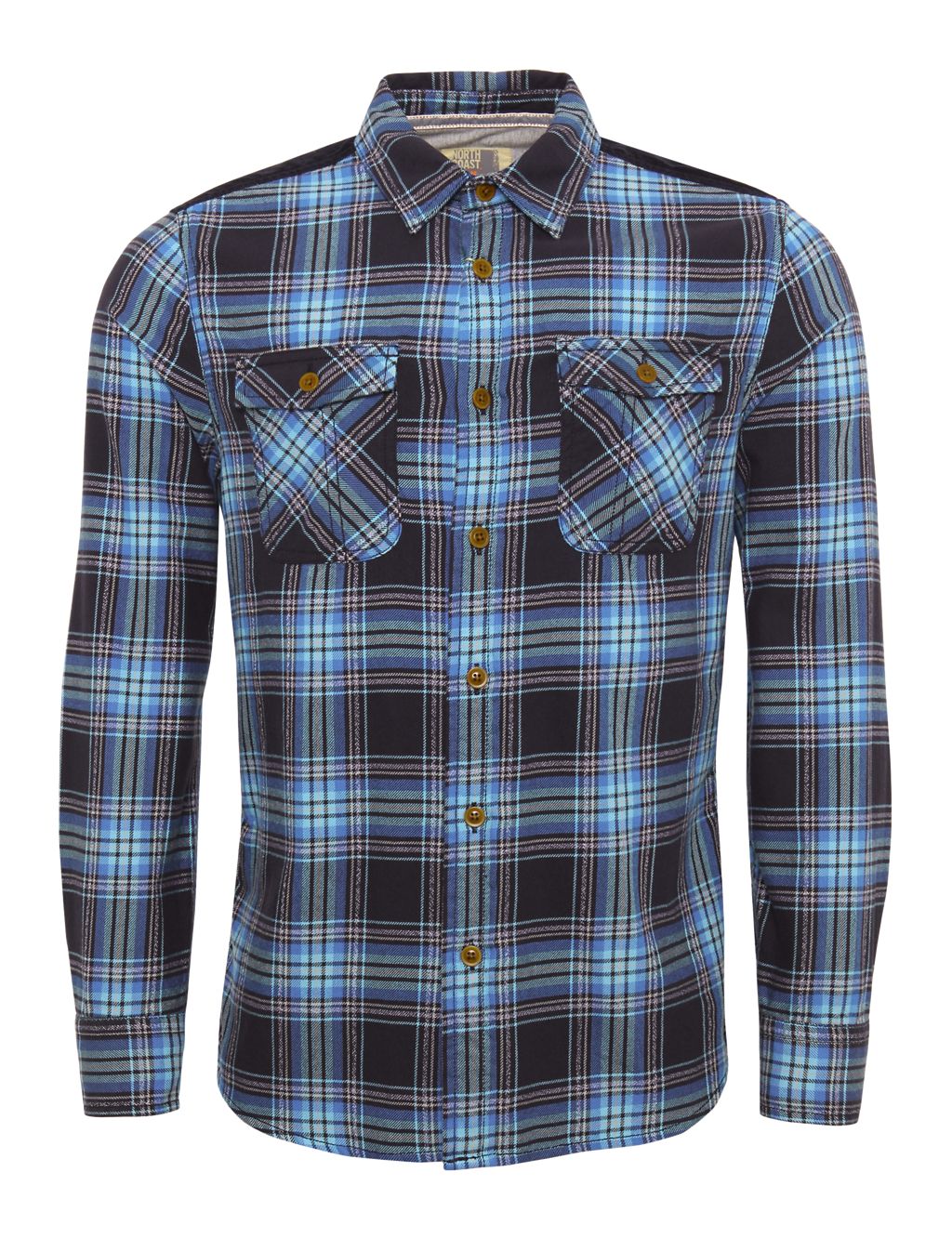 Pure Cotton Twill Checked Shirt 1 of 6