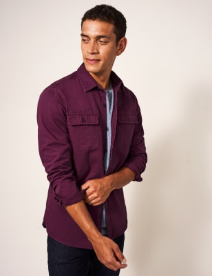 pure cotton twill shirts