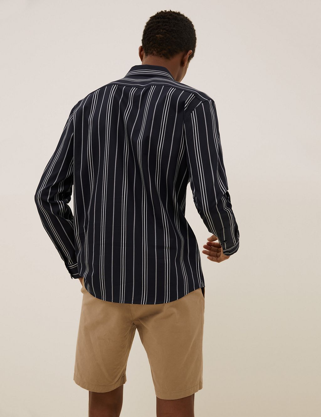 Pure Cotton Twill Striped Shirt 4 of 7
