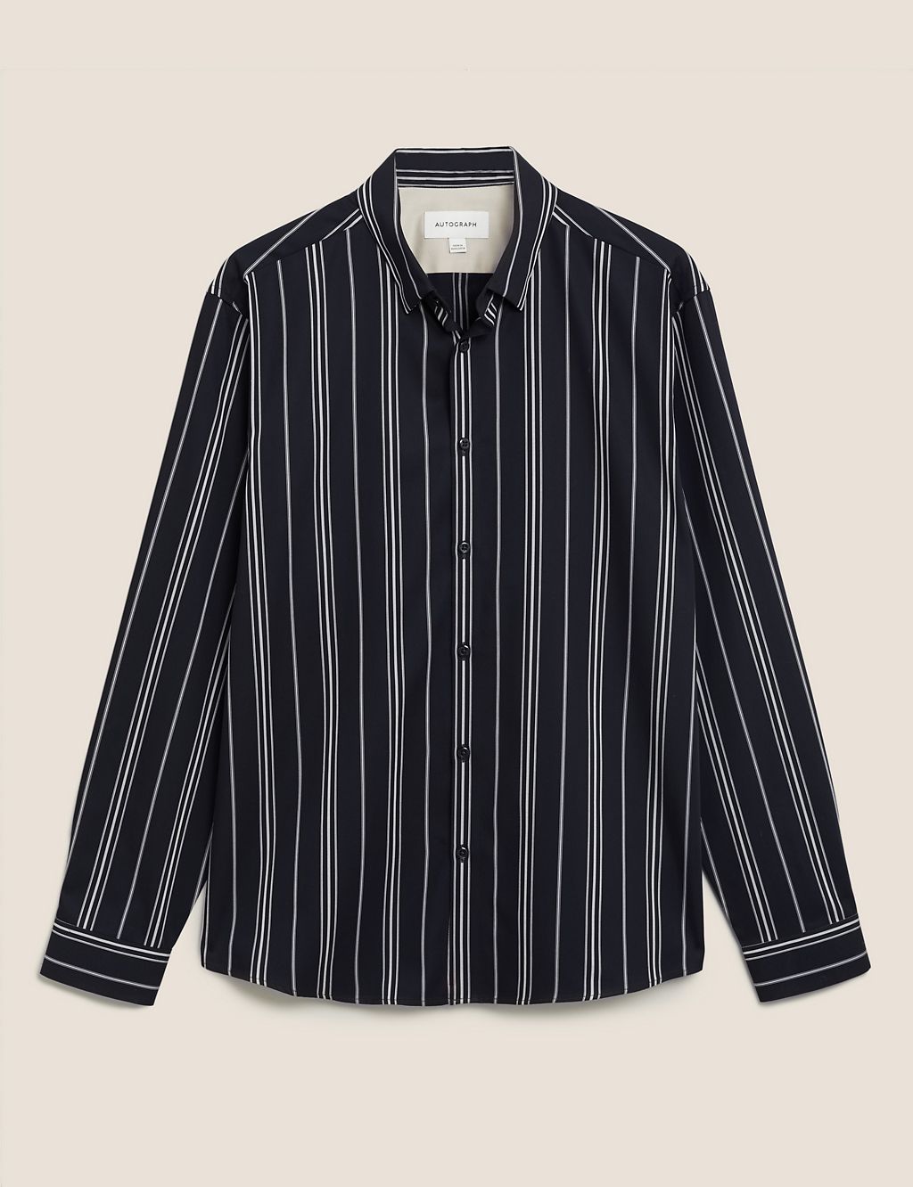 Pure Cotton Twill Striped Shirt 1 of 7