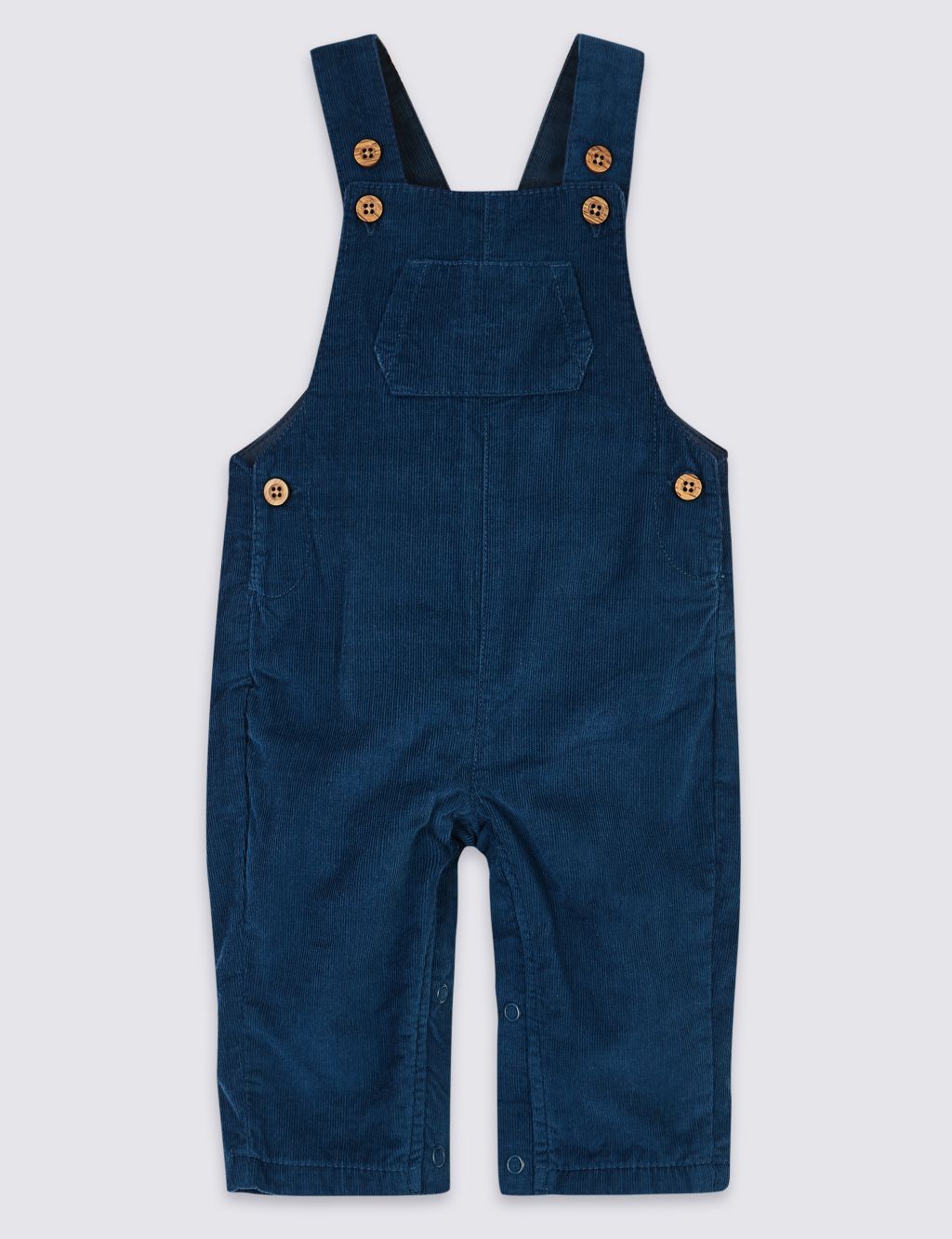 Pure Cotton Two Piece Dungarees Outfit (0-3 Yrs) | M&S