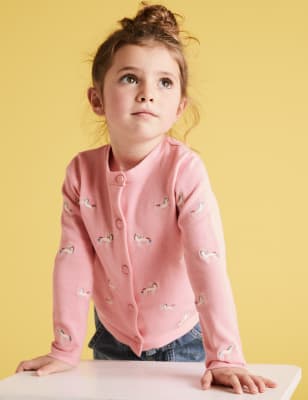 M&s baby girl cardigan discount