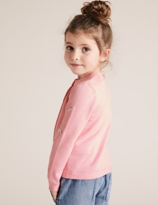 Girls unicorn cardigan shop