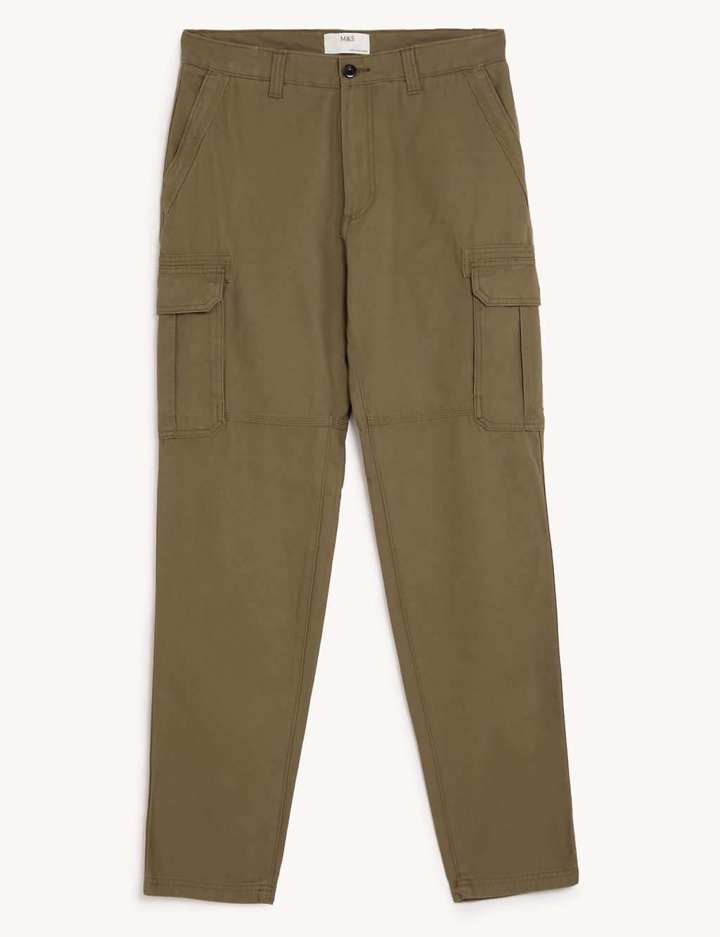 Pure Cotton Utility Cargo Trousers 1 of 5