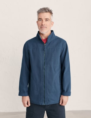 light blue utility jacket