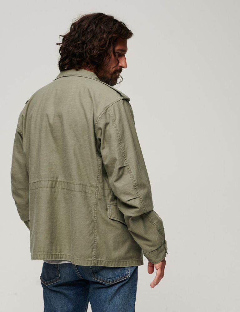 Pure Cotton Utility Jacket 3 of 4