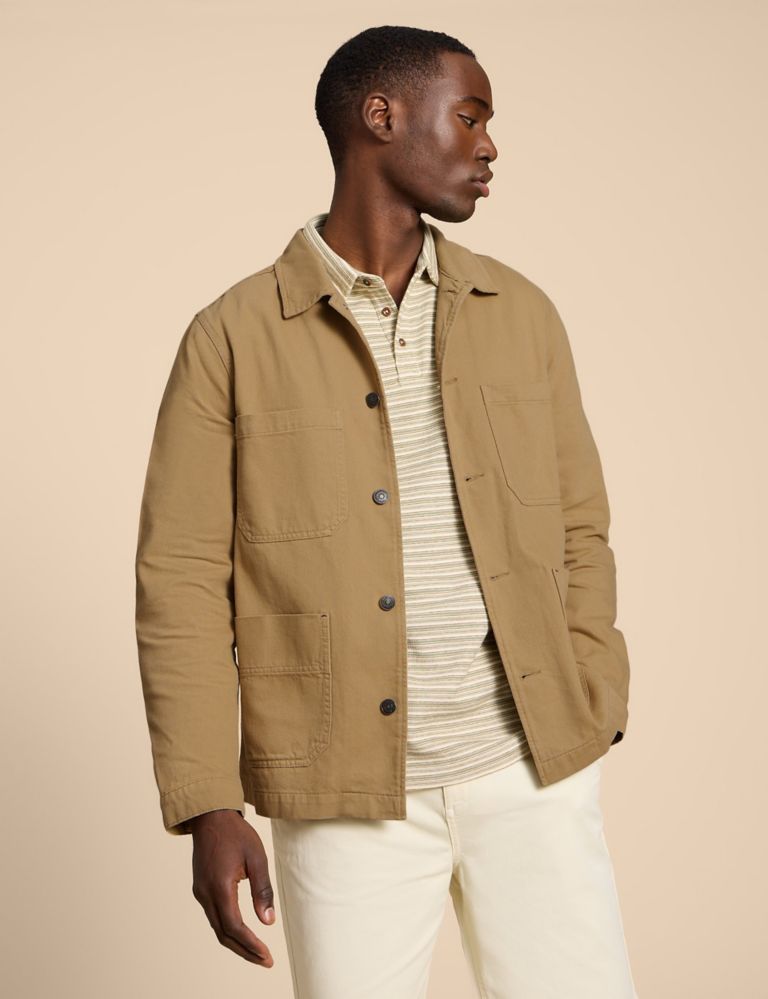 Pure Cotton Utility Jacket 1 of 6