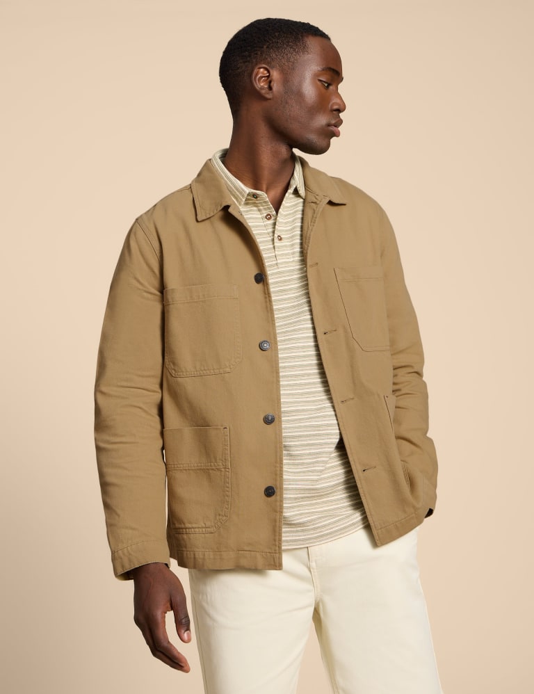 Orange utility jacket sale