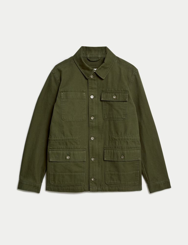 Pure Cotton Utility Jacket 2 of 7