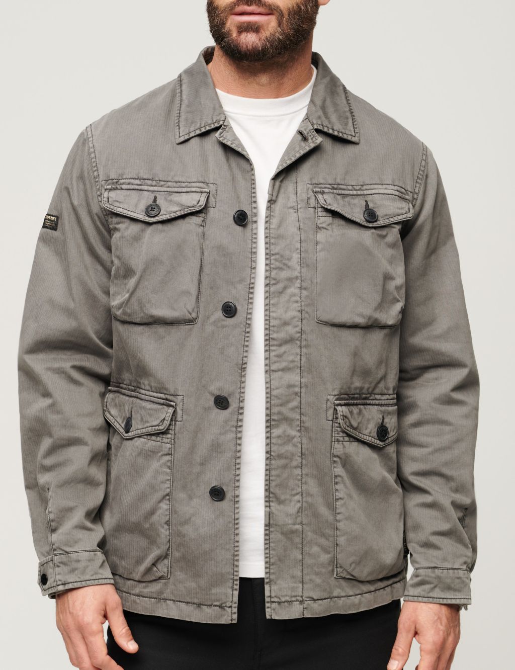 Buy Pure Cotton Utility Jacket | Superdry | M&S