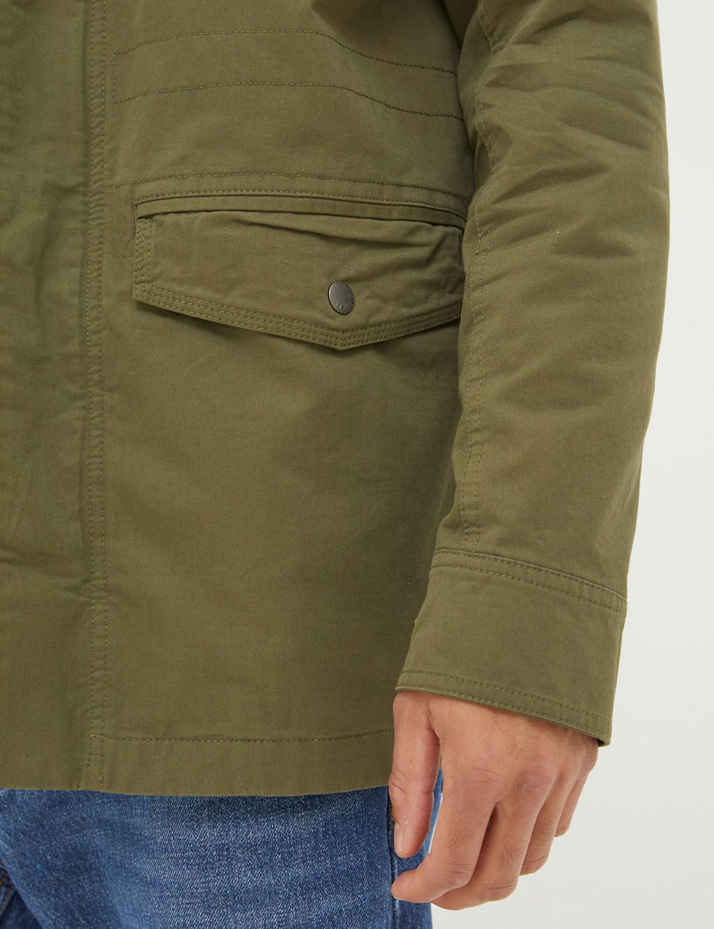 Pure Cotton Utility Jacket 4 of 5