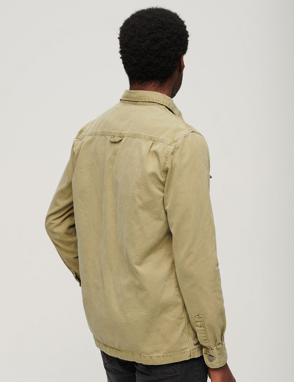 Pure Cotton Utility Overshirt 2 of 4