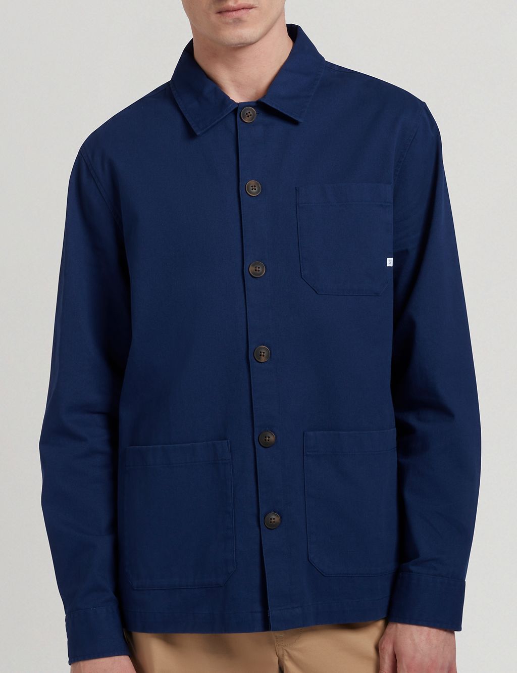 Pure Cotton Utility Overshirt 3 of 3