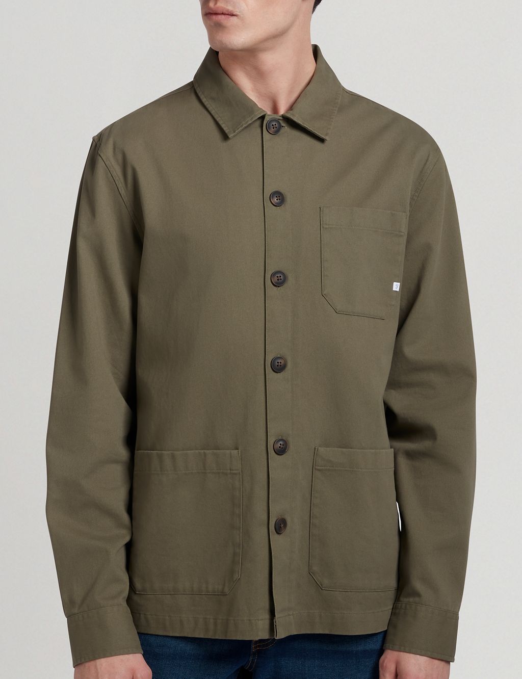 Pure Cotton Utility Overshirt 3 of 3