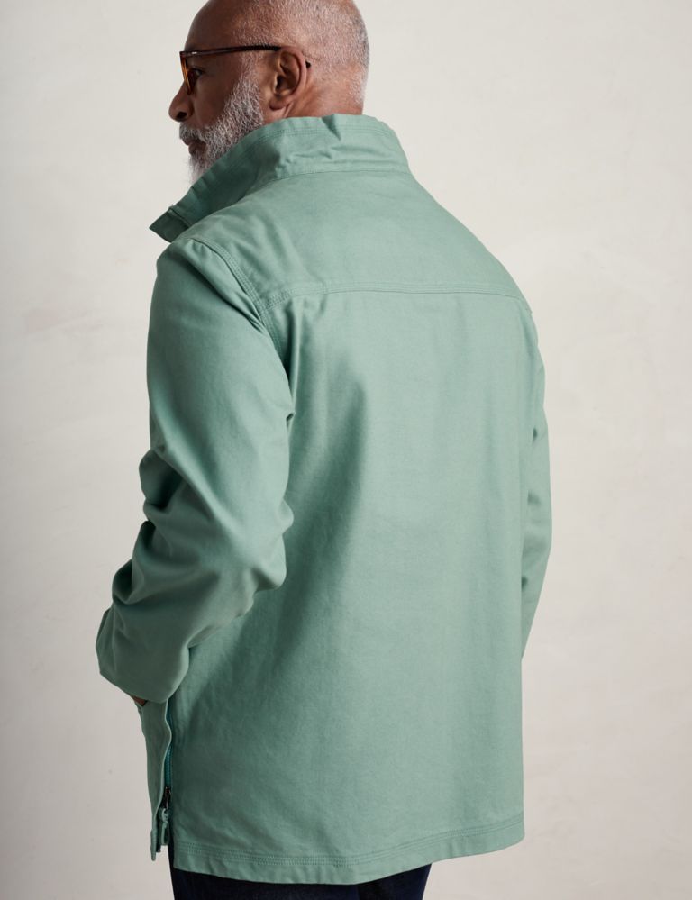 Pure Cotton Utility Overshirt 4 of 5