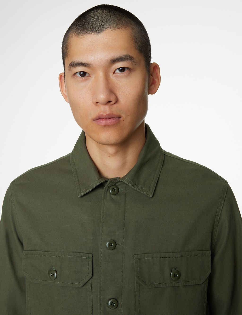 Pure Cotton Utility Overshirt 8 of 9