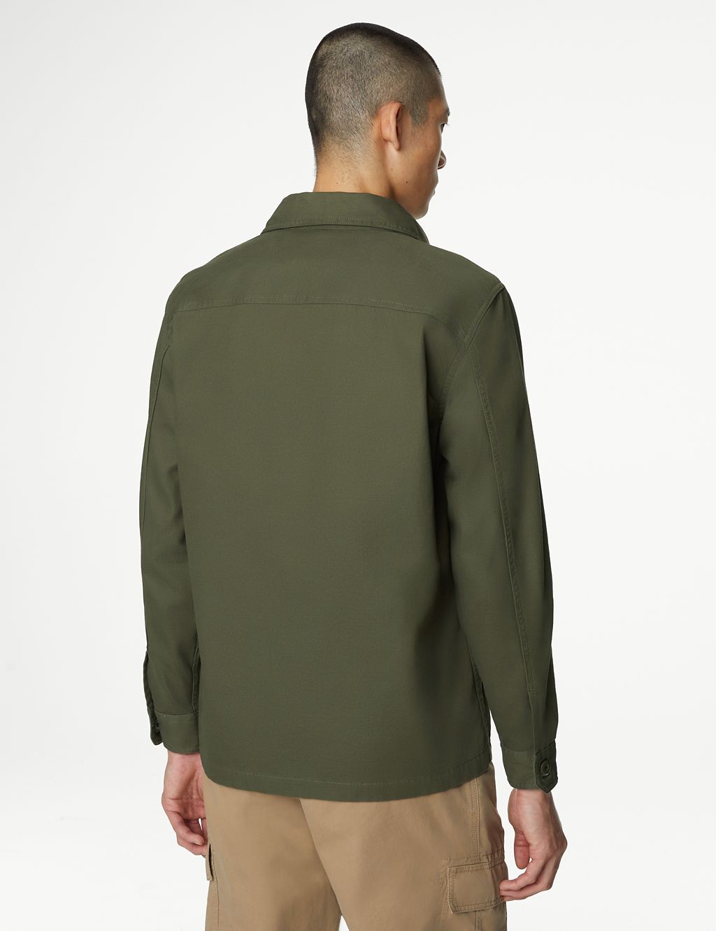 Pure Cotton Utility Overshirt 4 of 9