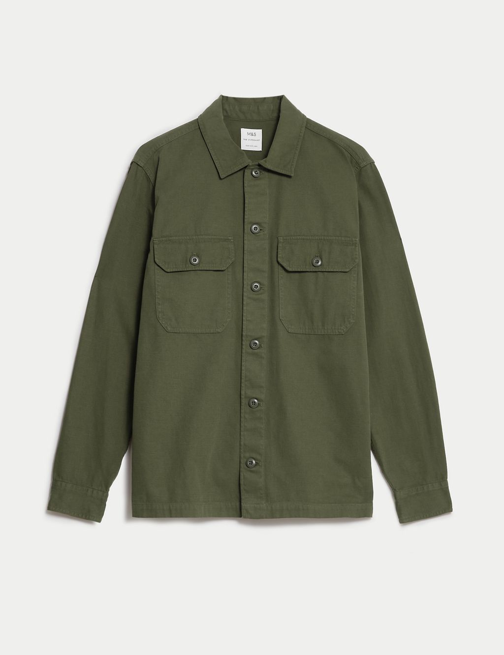 Pure Cotton Utility Overshirt 1 of 9