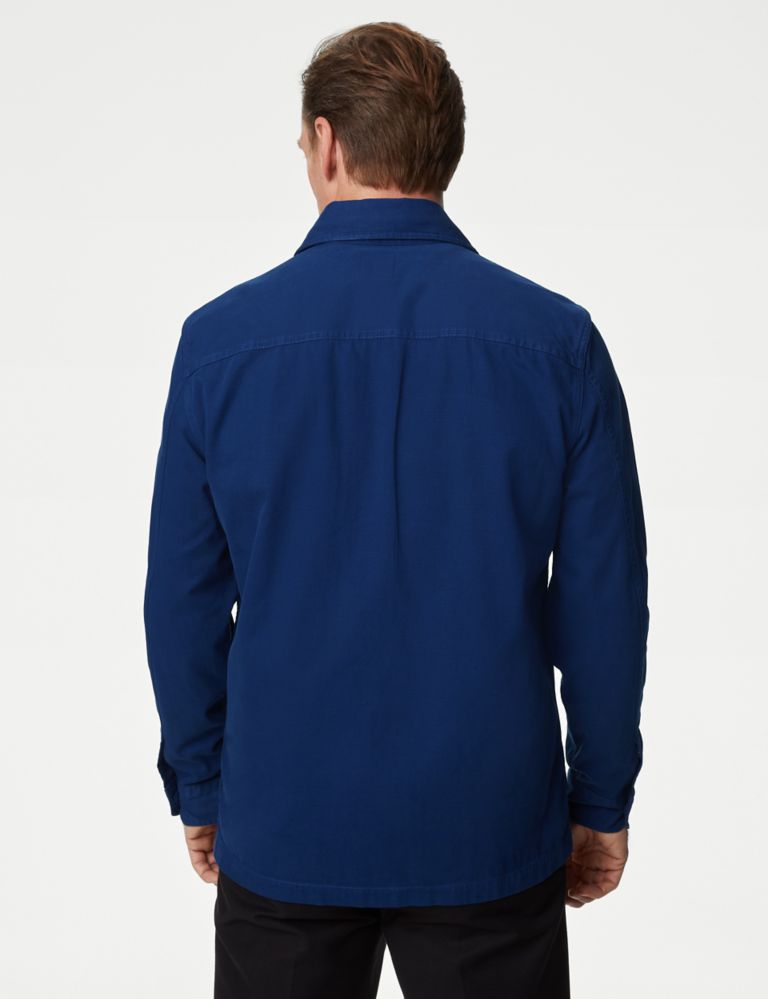 Pure Cotton Utility Overshirt 5 of 6
