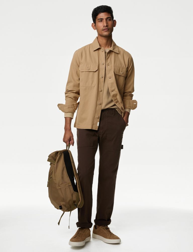 Pure Cotton Utility Overshirt 4 of 7