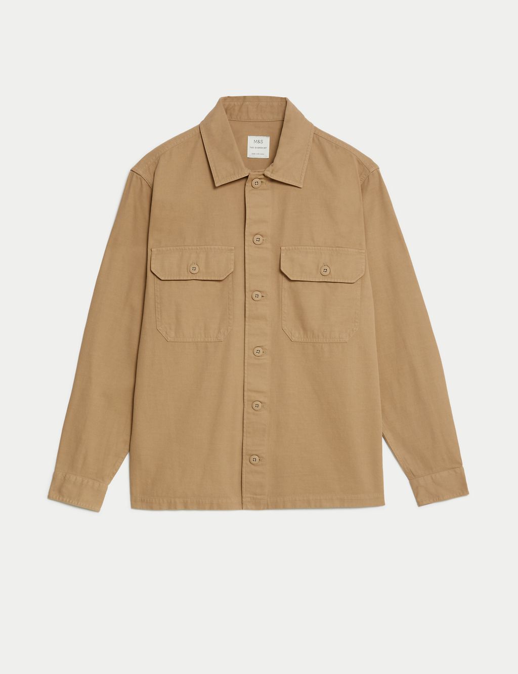 Pure Cotton Utility Overshirt 1 of 7