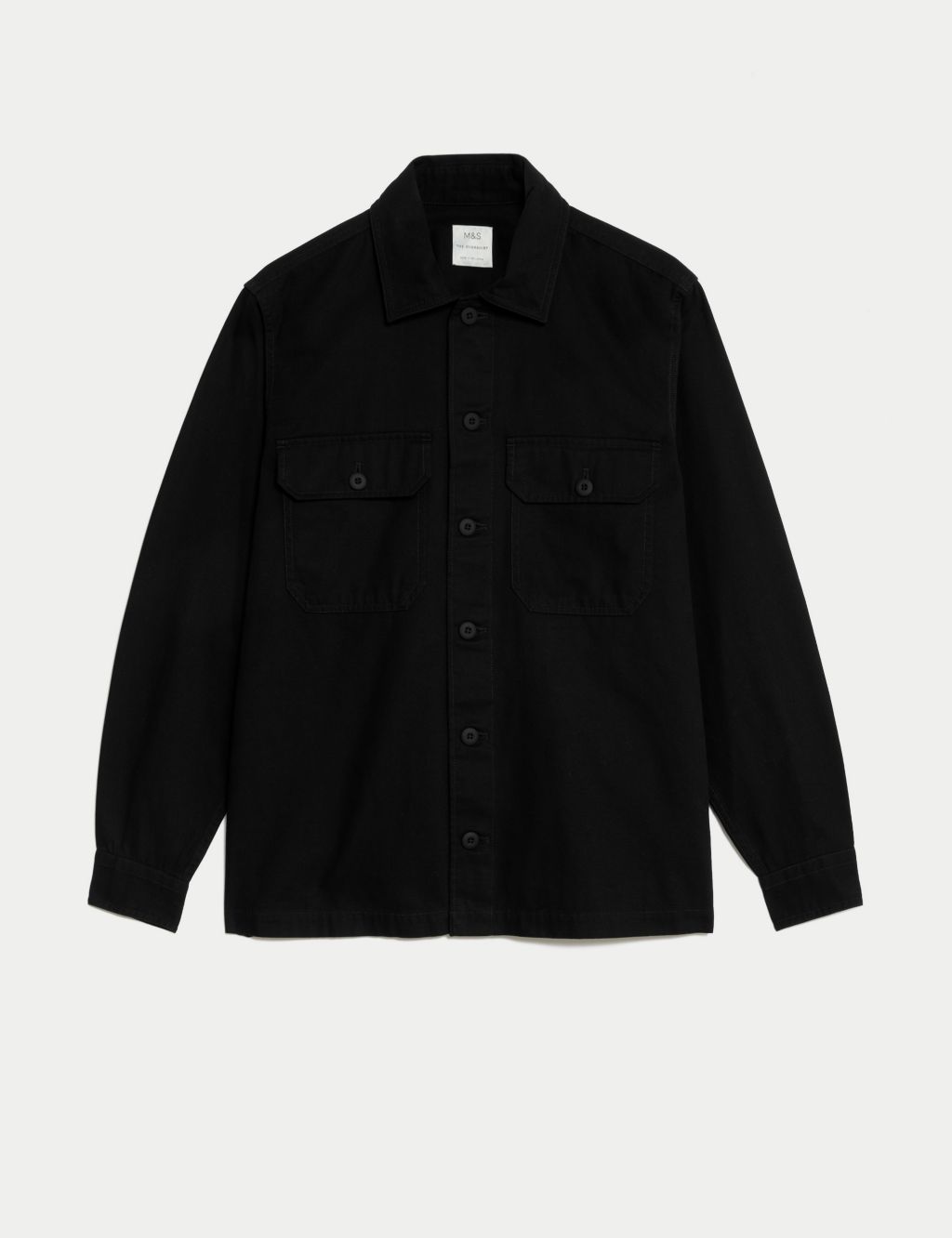 Buy Pure Cotton Utility Overshirt | M&S Collection | M&S