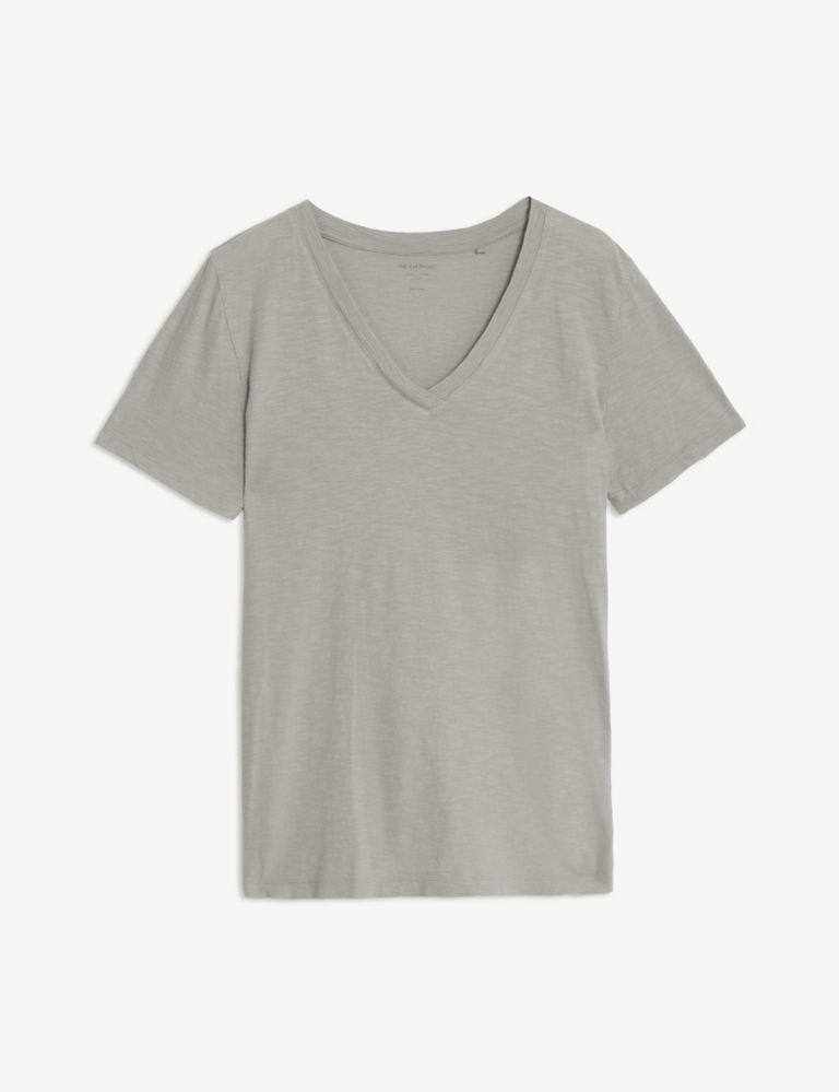 Pure Cotton V-Neck Everyday Fit T-Shirt 1 of 1