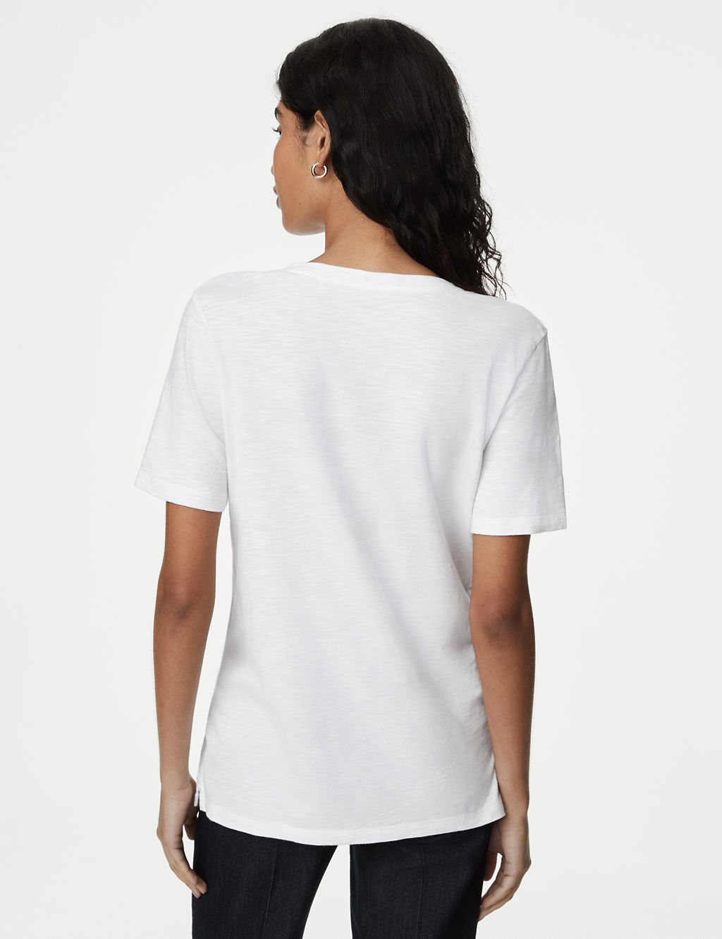 Pure Cotton V-Neck Everyday Fit T-Shirt 5 of 5