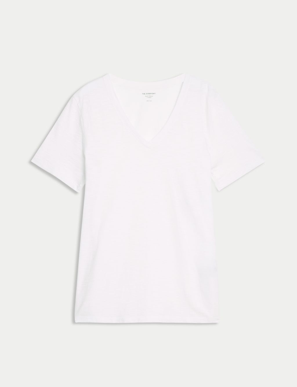 Pure Cotton V-Neck Everyday Fit T-Shirt 1 of 5
