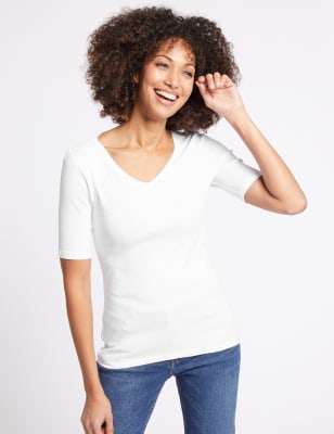 Half sleeve t shirt outlet women's