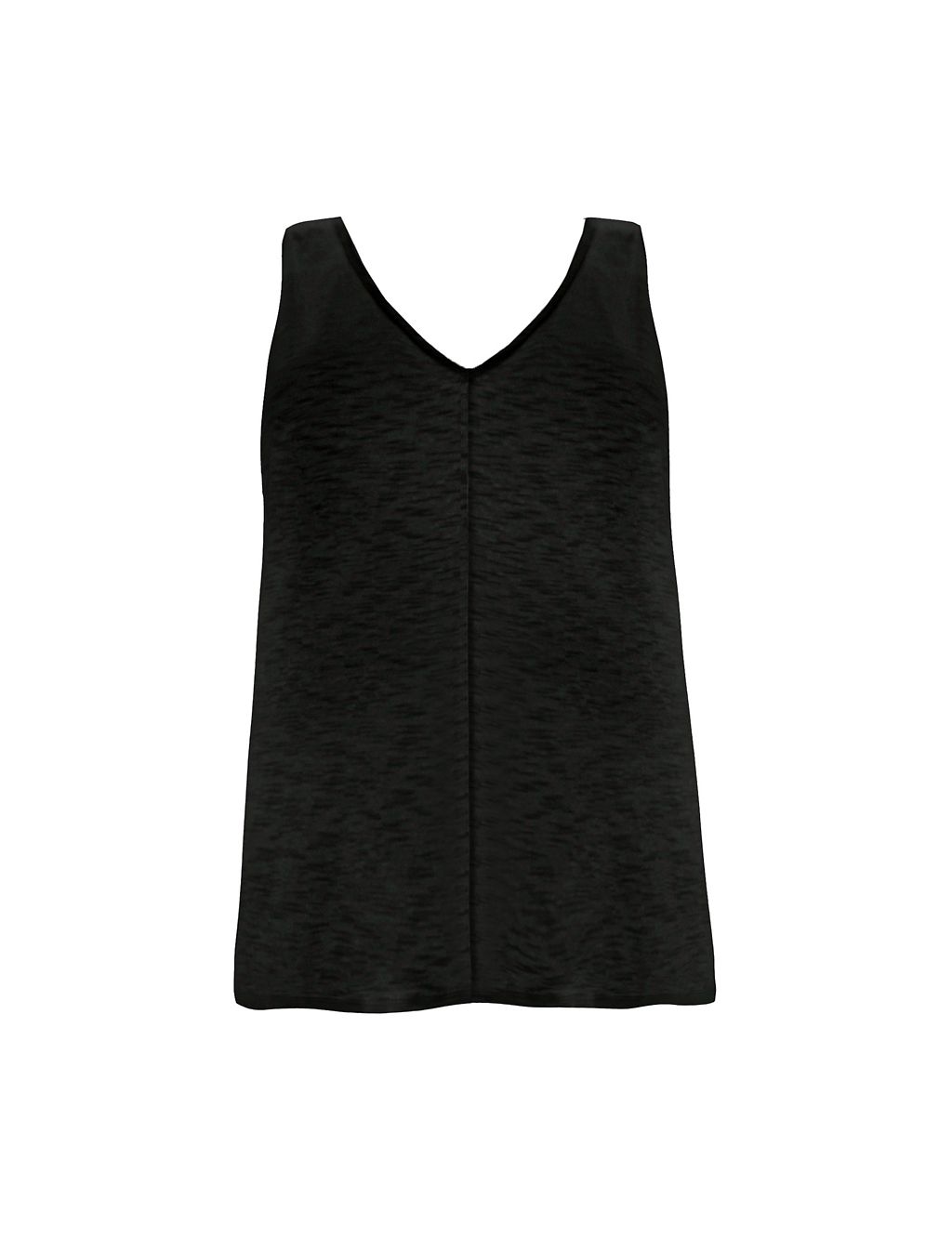 Pure Cotton V-Neck Relaxed Vest 1 of 4