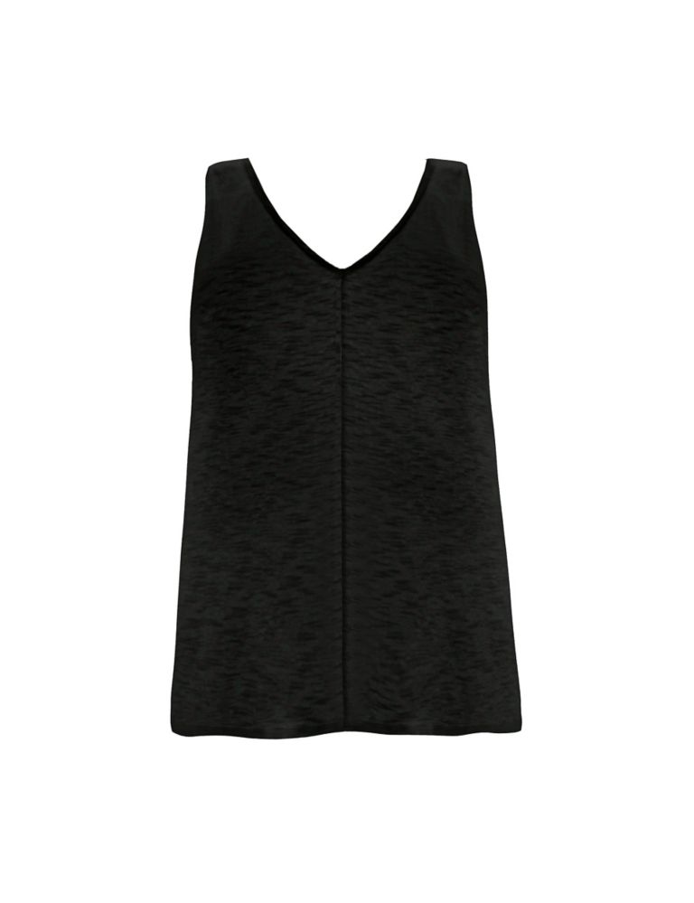 Pure Cotton V-Neck Relaxed Vest 2 of 4